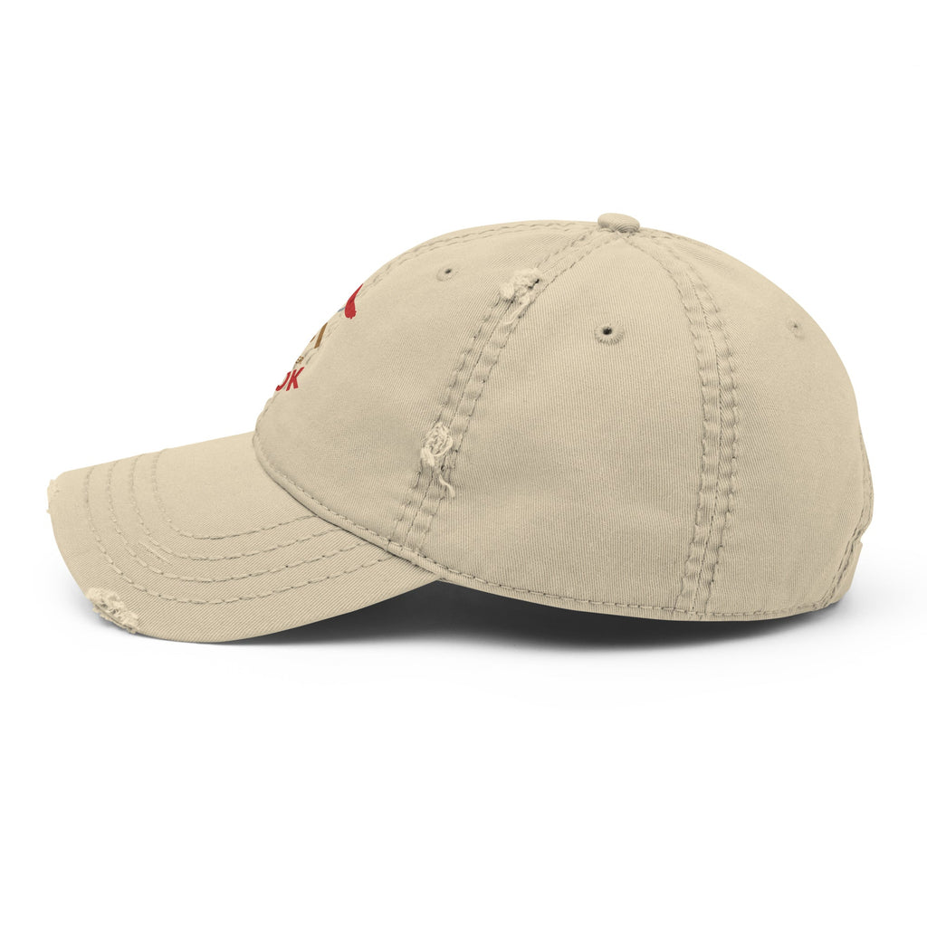 Distressed Dad Hat - Smile, Earn, Grow