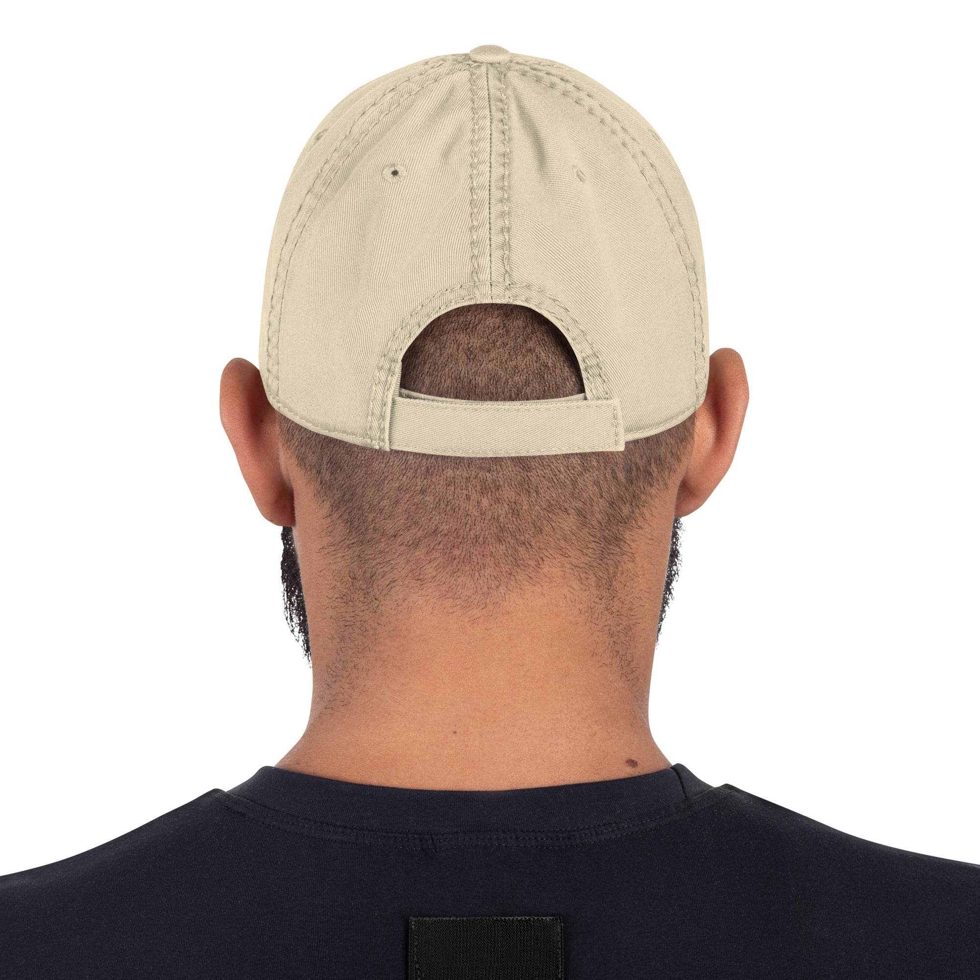 Distressed Dad Hat - Smile, Earn, Grow