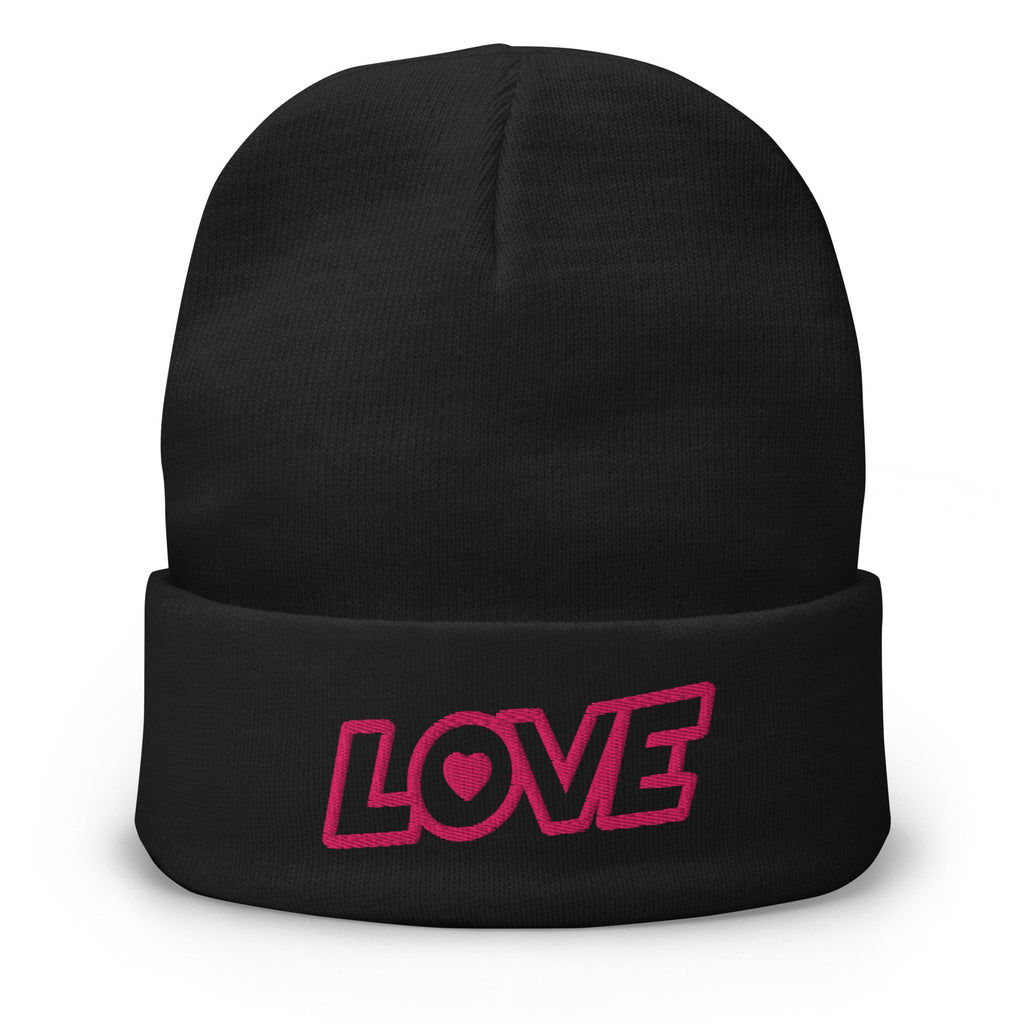 Embroidered Beanie - Smile, Earn, Grow