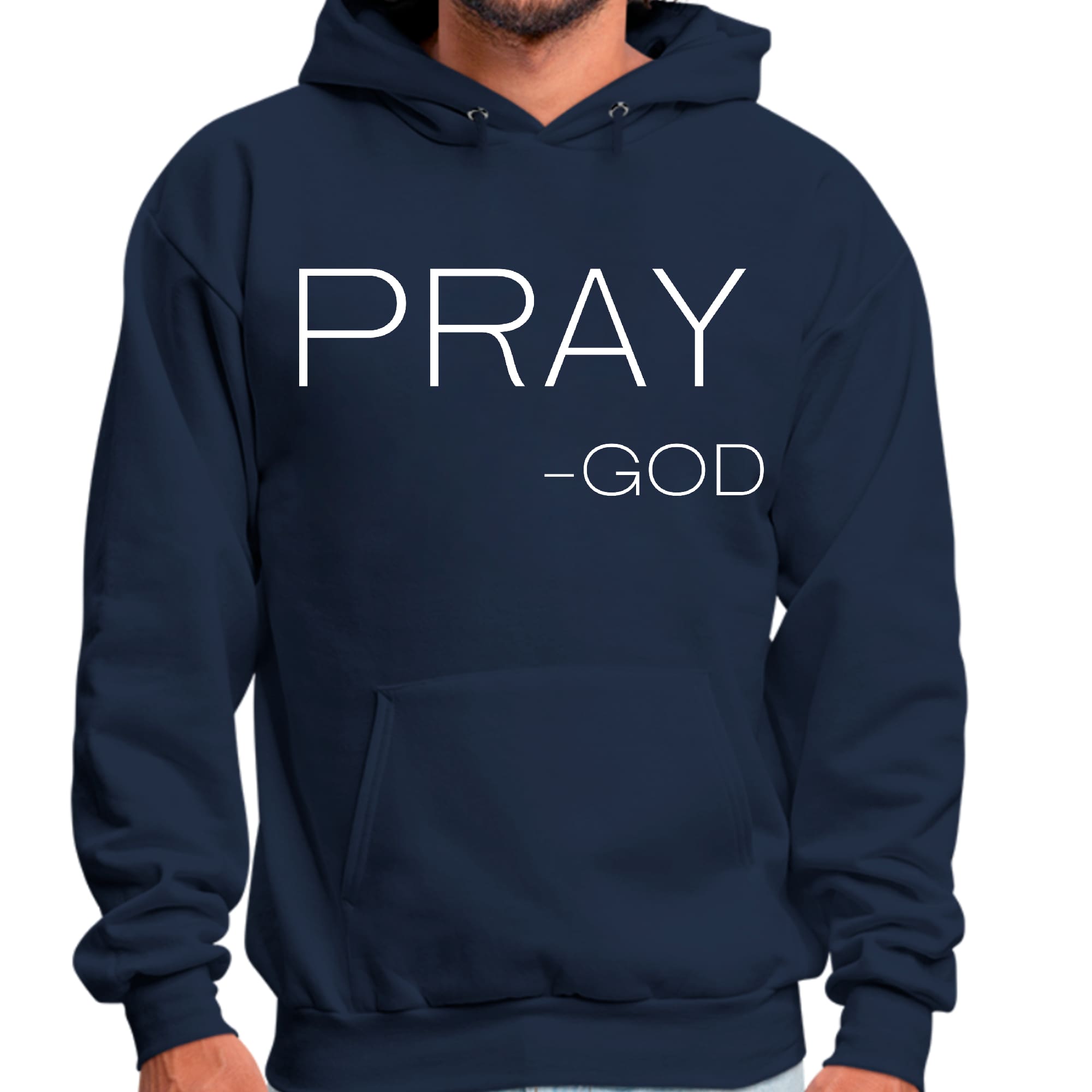 Mens Graphic Hoodie Say it Soul - Pray - god - Smile, Earn, Grow