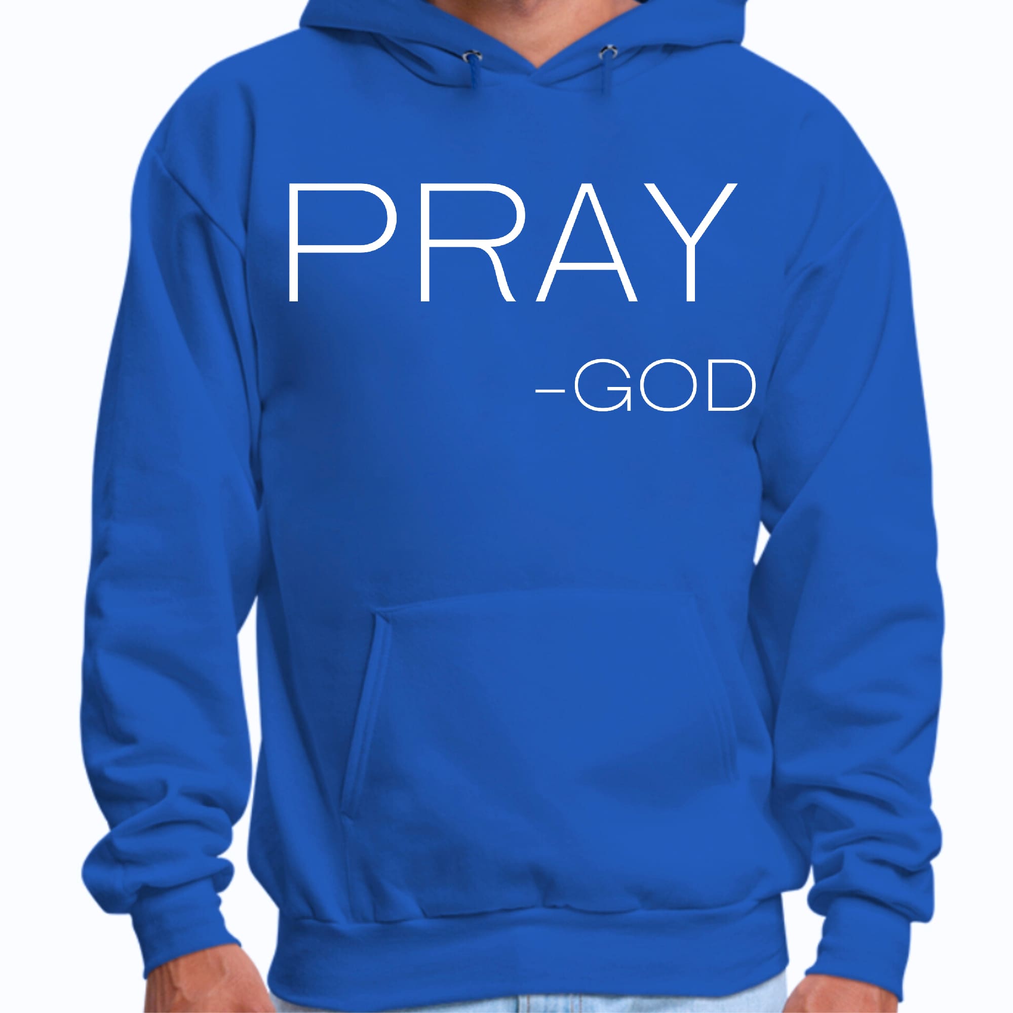 Mens Graphic Hoodie Say it Soul - Pray - god - Smile, Earn, Grow