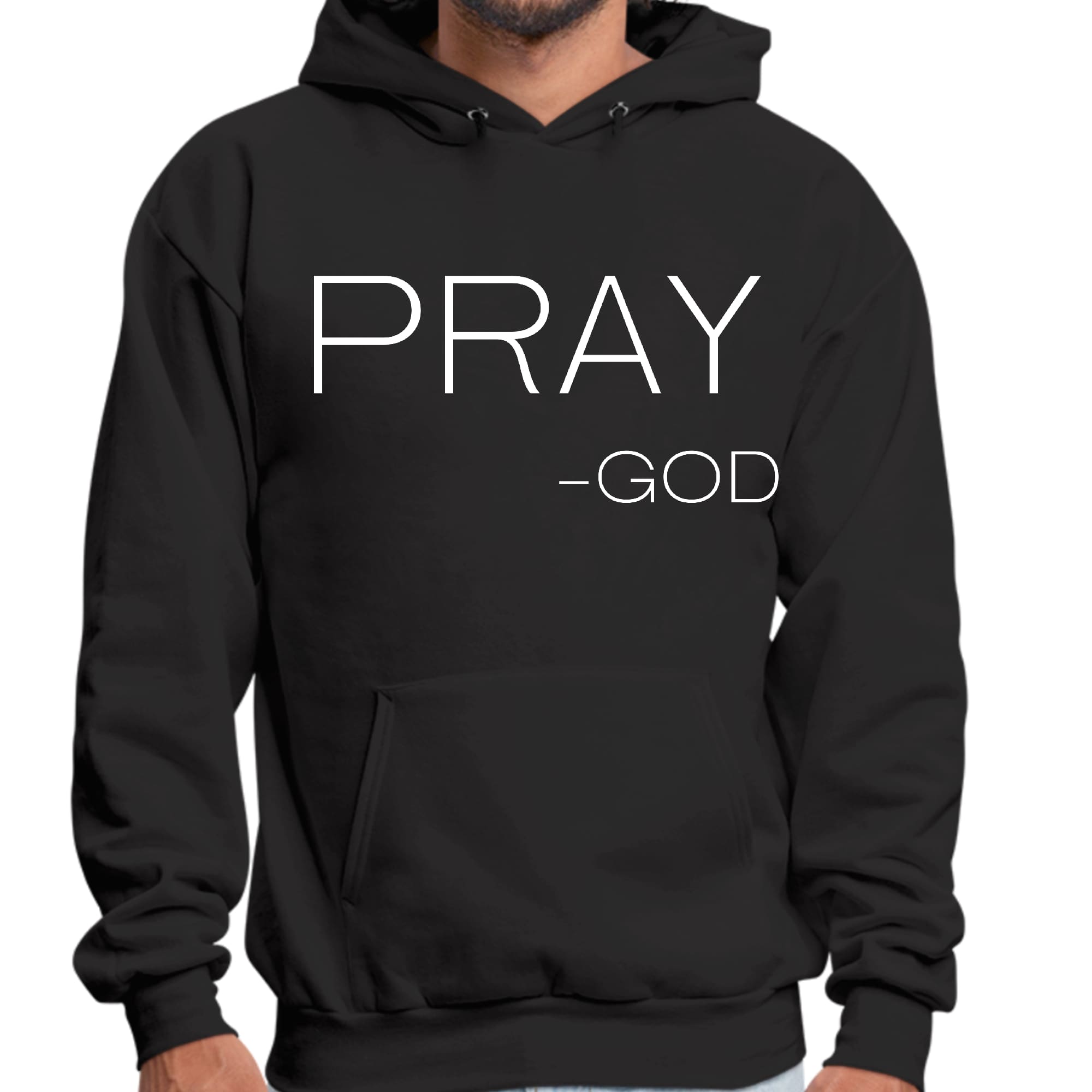 Mens Graphic Hoodie Say it Soul - Pray - god - Smile, Earn, Grow