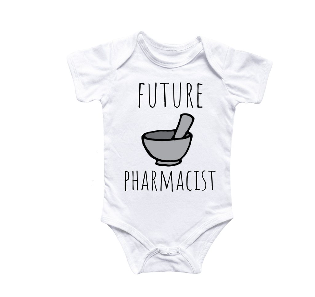 Pharmacist - Baby Boy Girl Clothes Infant Bodysuit Funny Cute Newborn 2 - Smile, Earn, Grow