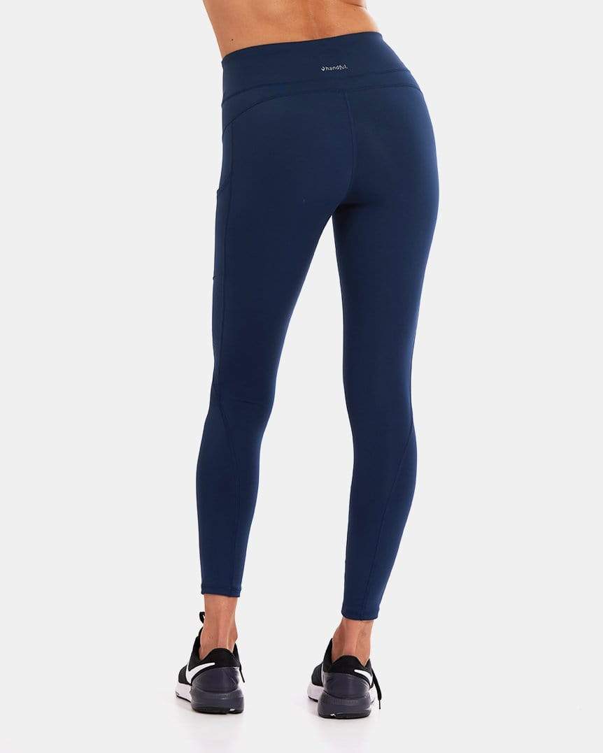 Wi - Thi Mid - Rise Pocketed Legging – Night Swim Navy - Smile, Earn, Grow